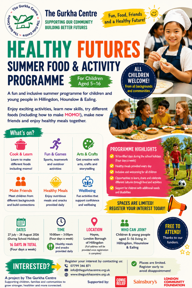 The Gurkha Centre Launches Healthy Futures Summer Programme 2026 for Children Across West London